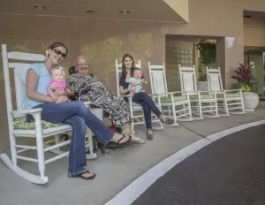 Delmar Gardens of Gwinnett rocking chairs