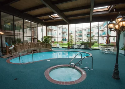 indoor pool at Garden Villas of Lenexa