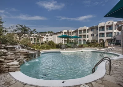 Outdoor pool at Garden Villas North