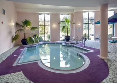 Indoor pool at the Garden Villas North